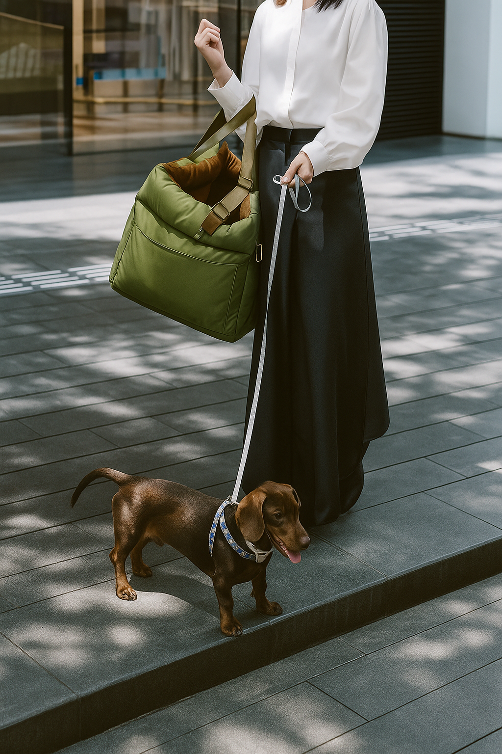 PawMaxi LuxRide™ – Premium Faux Leather Car Seat & Bed for Pets