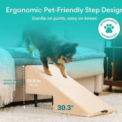 🐾PawMaxi™ ConvertiRamp  2-in-1 Wooden Dog Ramp & Step Stool